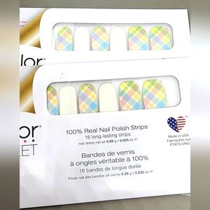 Color Street RETIRED TWO Spring Picnic Nail Packs